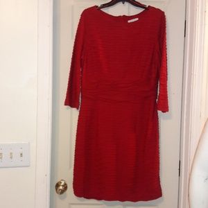 Beautiful Sandra Darren red dress